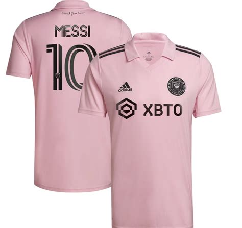 men's replica adidas lionel messi inter miami home jersey 2023|messi inter miami kit.